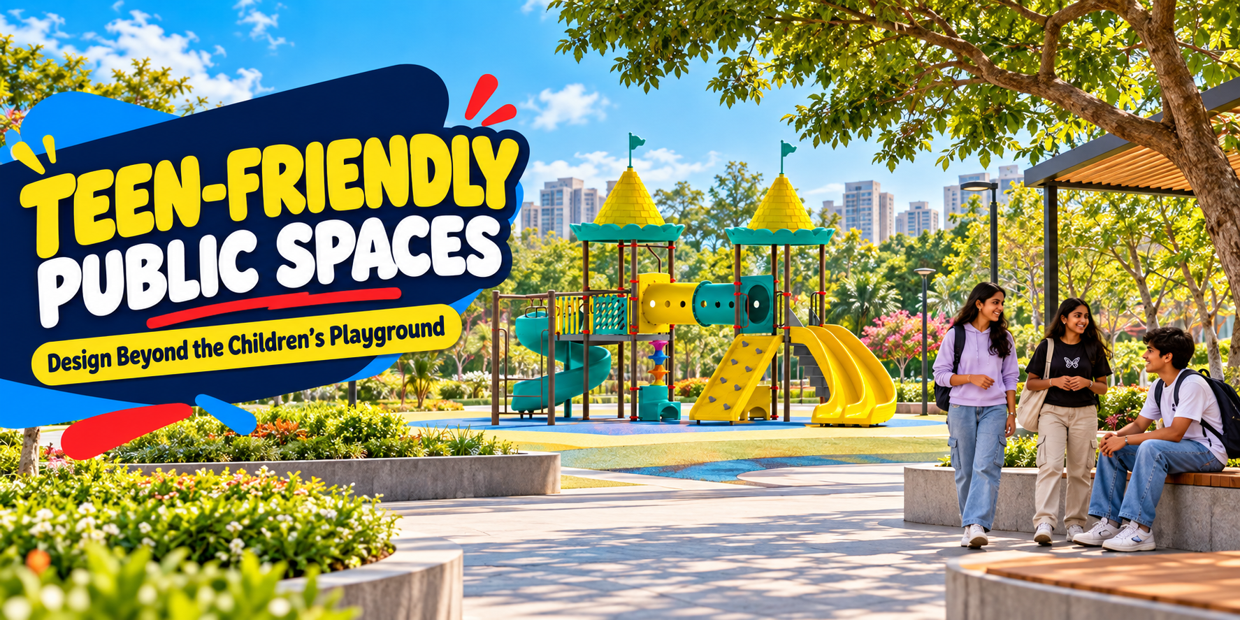 Teen-Friendly Public Spaces in India: Playground and Park Design Guide | Arihant Play